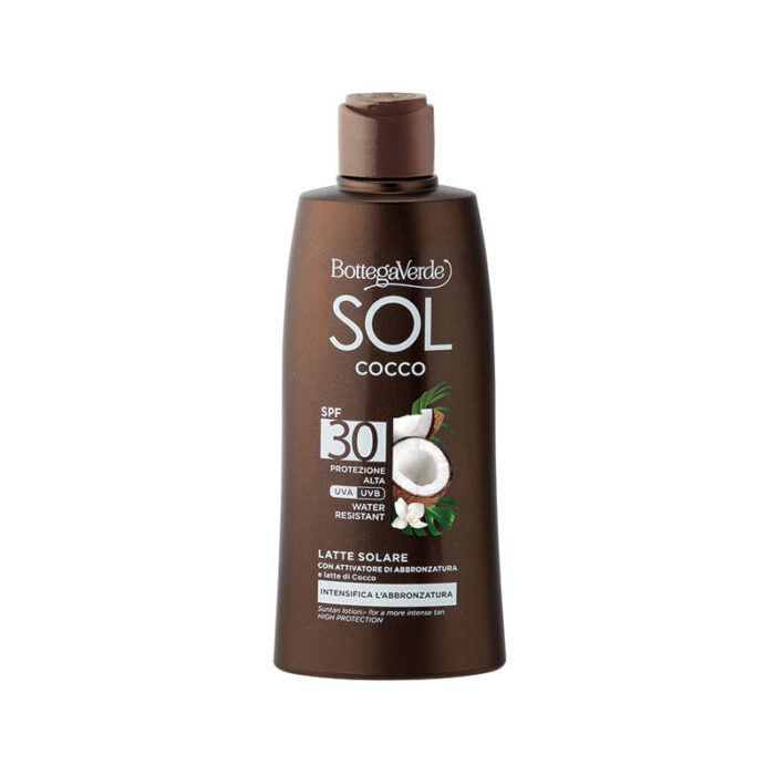 BOTTEGA VERDE OL - KOKOS - LOSION ZA SONČENJE SPF30 200ML - VISOKA ZAŠČITA