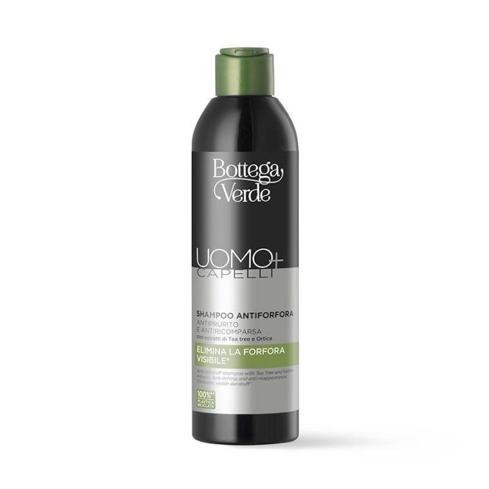 BOTTEGA VERDE MOŠKI - UOMO+ - ŠAMPON ZA LASE PROTI PRHLJAJU 250ML