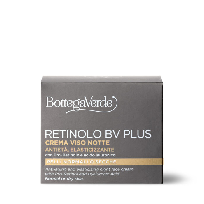 Bottega Verde Retinol BV plus - Nočna krema za obraz za normalno in suho kožo 50ML